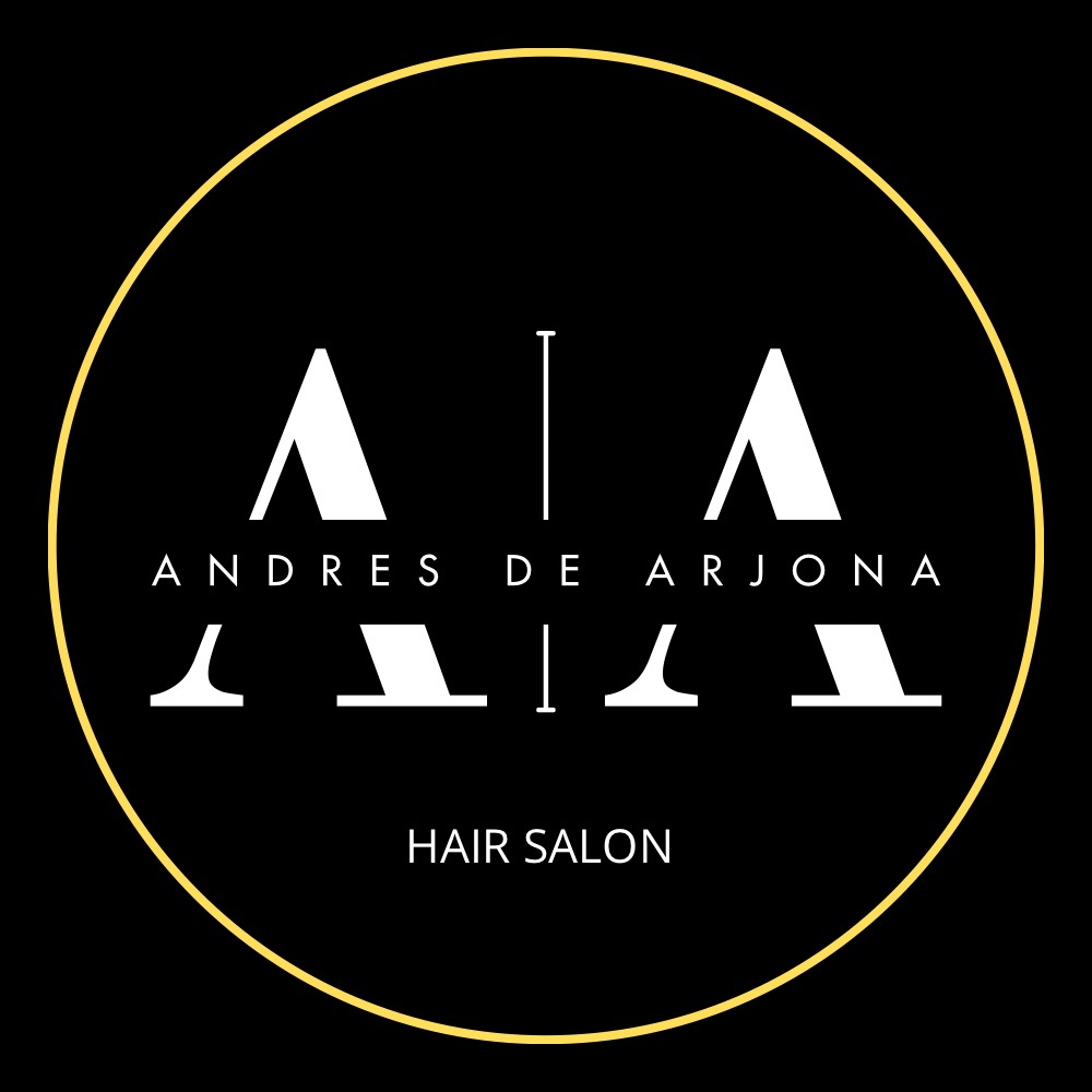 Logotipo blanco Andrés de Arjona tu estilo nuestra pasión